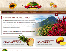 Tablet Screenshot of freshfruitfarm.com